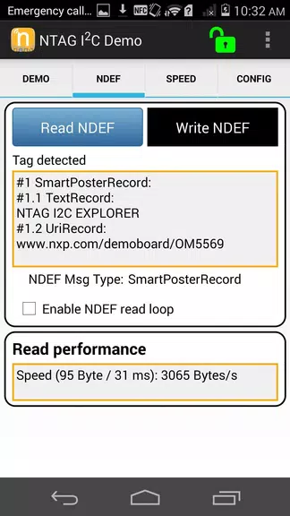 NTAG I2C Demoboard Screenshot2