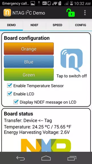 NTAG I2C Demoboard Screenshot1