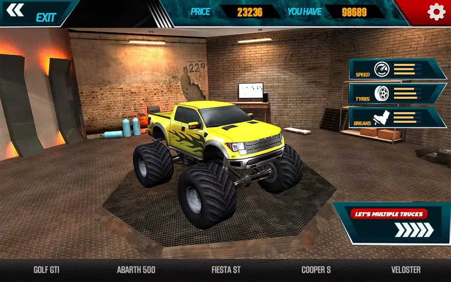 Mega Ramp Monster 3d Car Games Screenshot3