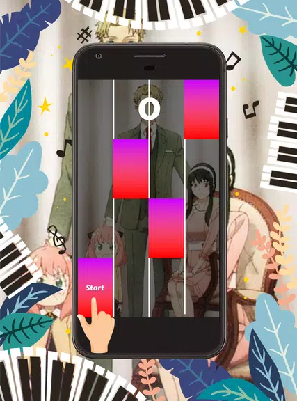 Piano Tiles Anime Spy X Family Screenshot2