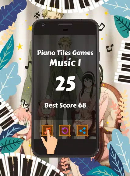 Piano Tiles Anime Spy X Family Screenshot3