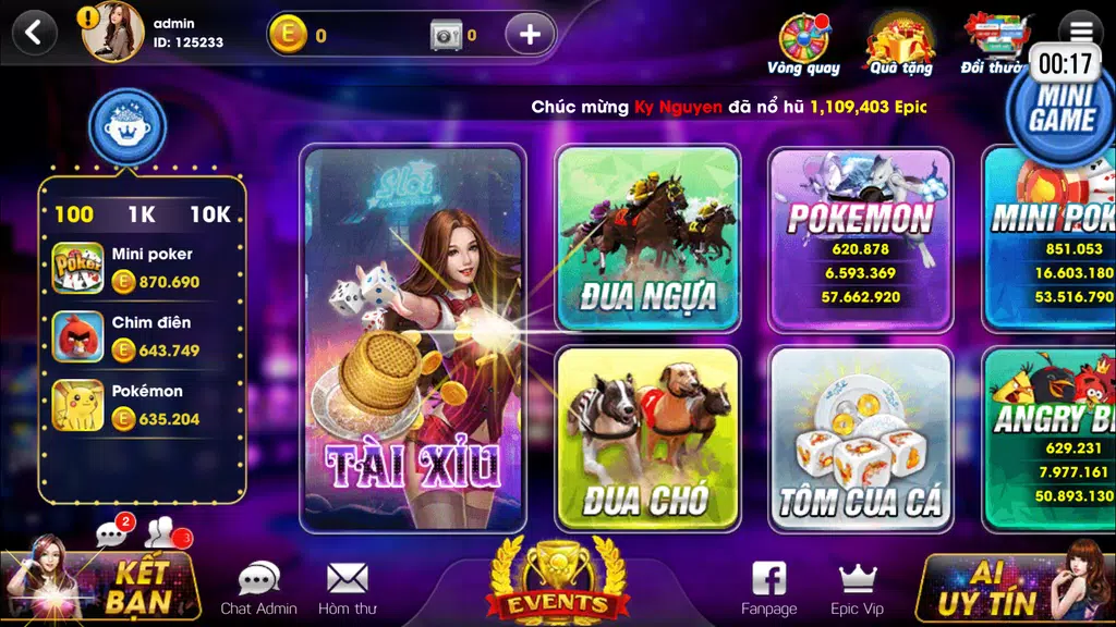 Epic Jackpot Tài Xỉu - Tai Xiu Game Bai Online Screenshot1