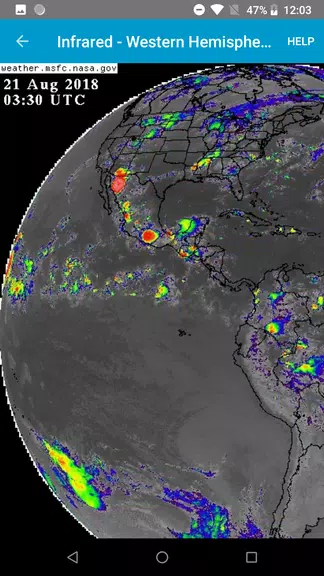 Simple Satellite Weather Loops Screenshot1