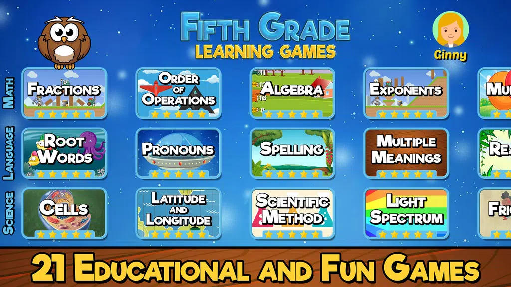 Fifth Grade Learning Games Screenshot3