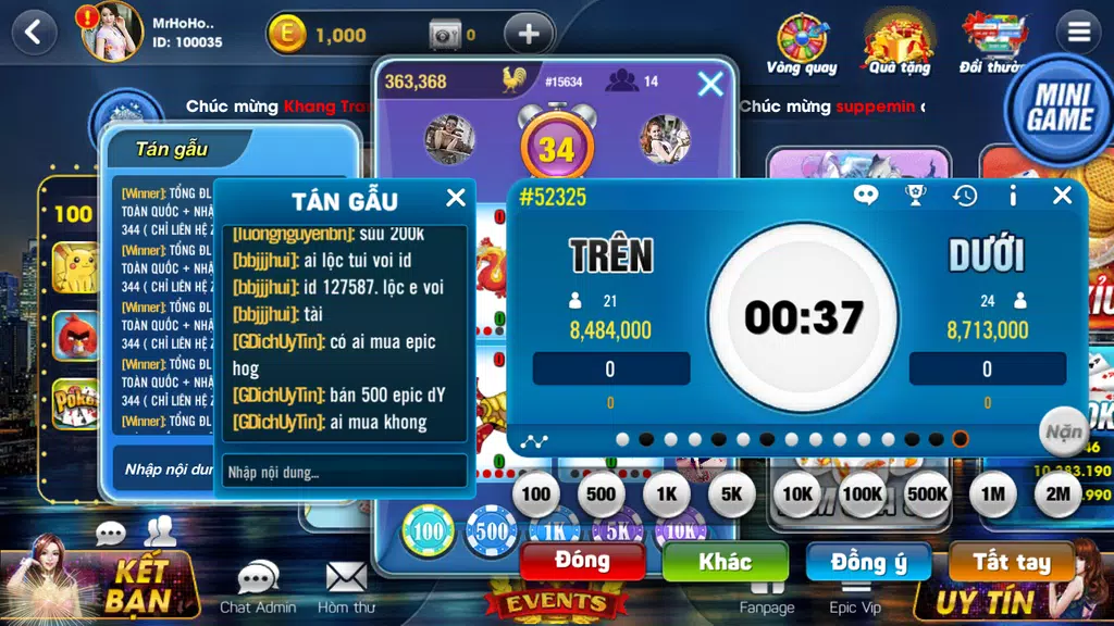 Epic Jackpot Tài Xỉu - Tai Xiu Game Bai Online Screenshot2