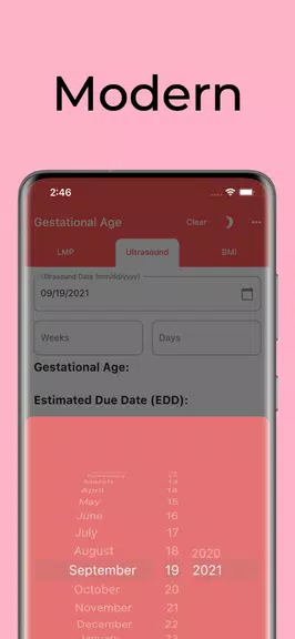 Gestational Age (baby's age) Screenshot4