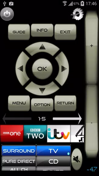 MyAV Sky Q Remote Control Screenshot2