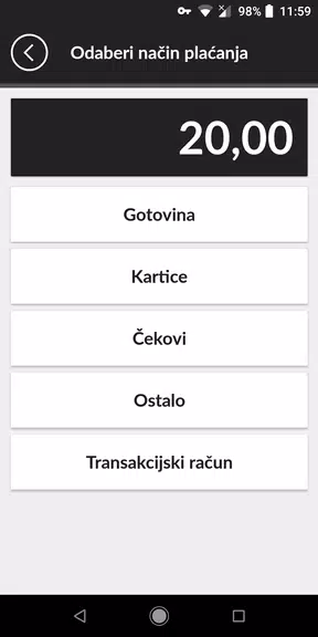 Mobilna fiskalna Screenshot4