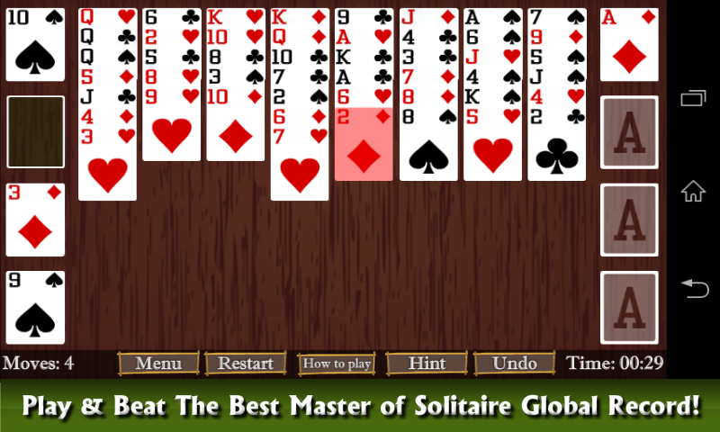 Freecell Patience Solitaire Screenshot3