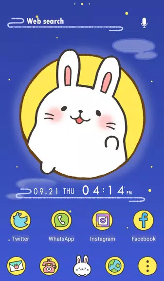 Moon Rabbit Theme Screenshot1