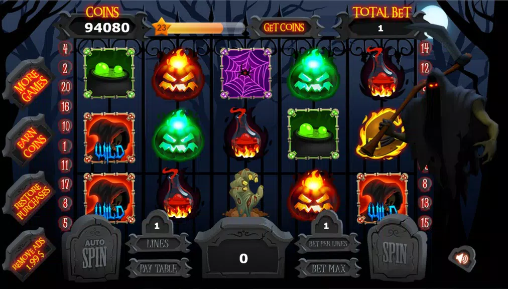 Halloween Slot Machine Free Screenshot3