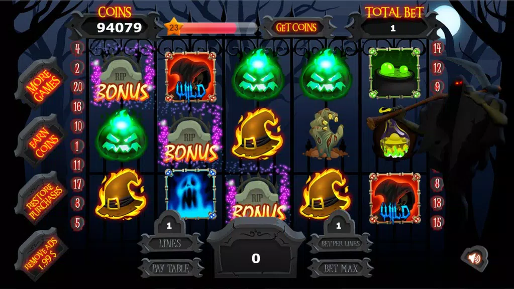 Halloween Slot Machine Free Screenshot4