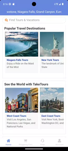 TakeTours – Book Tours online Screenshot1