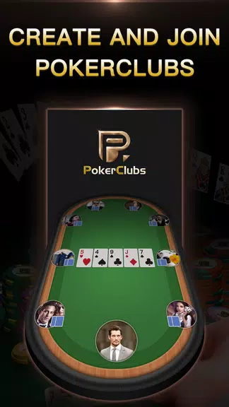 PokerClubs-Global Poker Game Screenshot1