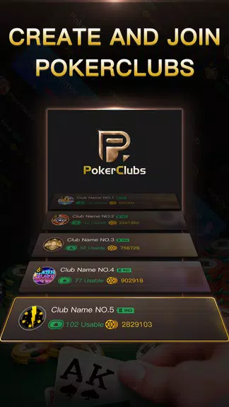 PokerClubs-Global Poker Game Screenshot2