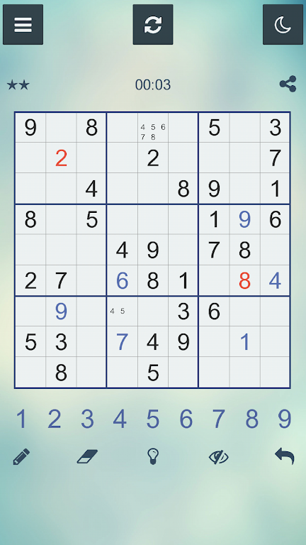 Sudoku Q - Klasik oyun Screenshot1