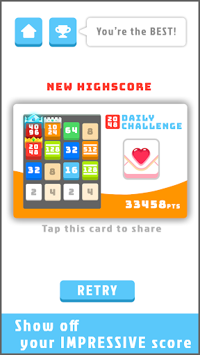 2048 Daily Challenges Screenshot4