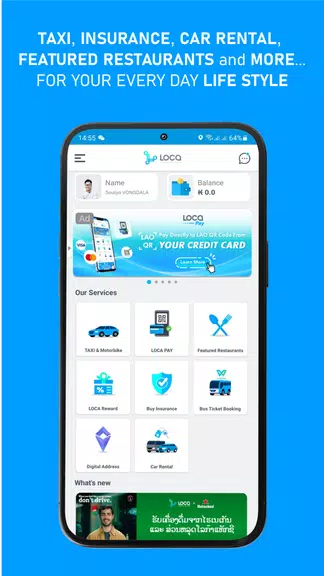 LOCA - Lao Taxi & Super App Screenshot1