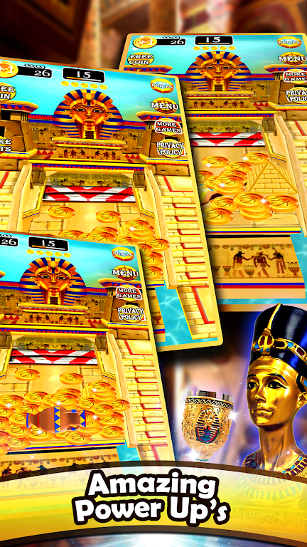 Gold of Queen Cleopatra Egypt - Coin Party Dozer Screenshot1