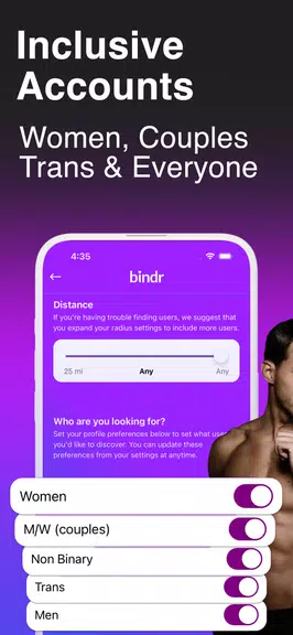 Bindr: Bisexual Dating & Chat Screenshot3