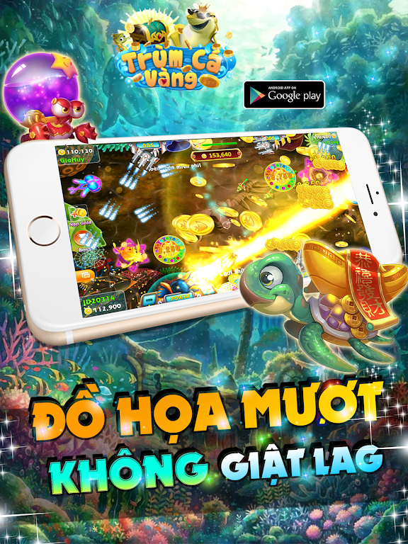 Trùm Cá Vàng - Cổng Game Bắn Cá Hàng Đầu Screenshot2