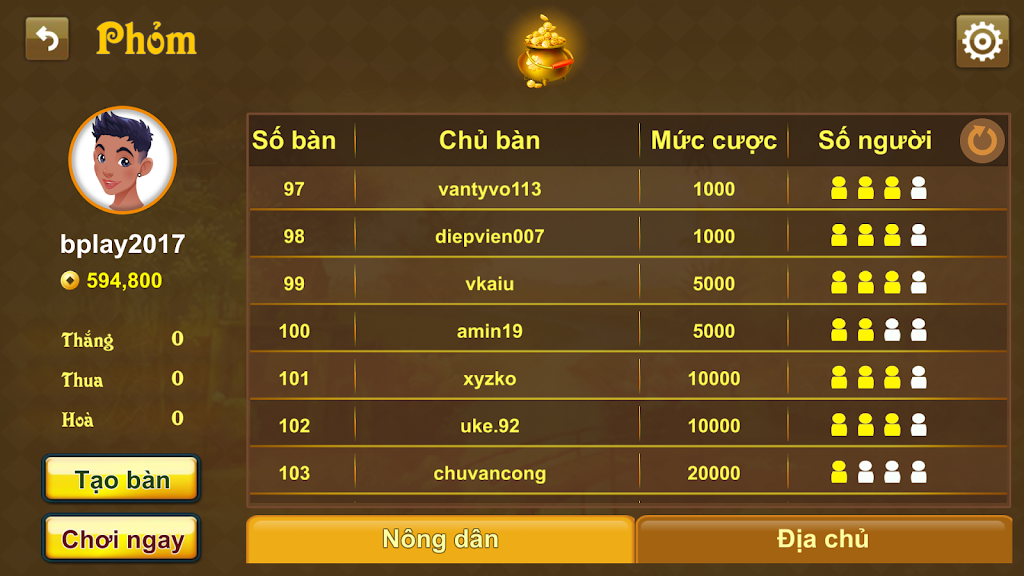 phỏm online Screenshot2