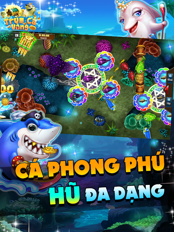 Trùm Cá Vàng - Cổng Game Bắn Cá Hàng Đầu Screenshot3