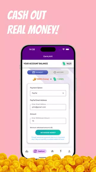 Earn Money with EarnLAH! Screenshot2