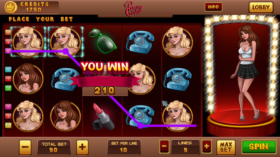 Pin Up Girls Slots Screenshot2