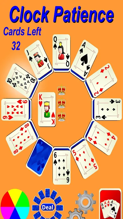 Clock Patience Solitaire Screenshot2