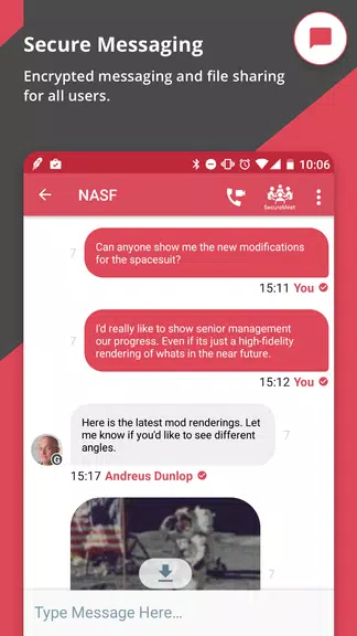 NetSfere Secure Messaging Screenshot4