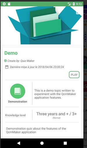 Quiz Maker (Create Quiz /Test) Screenshot2