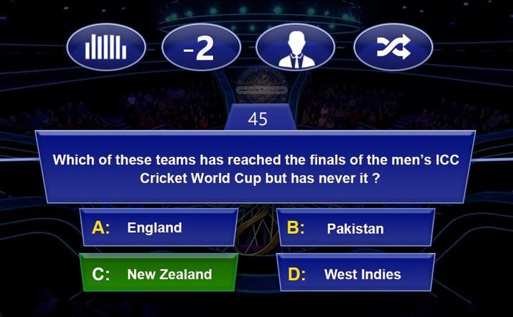 KBC QUIZ GAME HINDI & ENGLISH Screenshot2