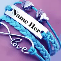 Name on necklace - Name art APK