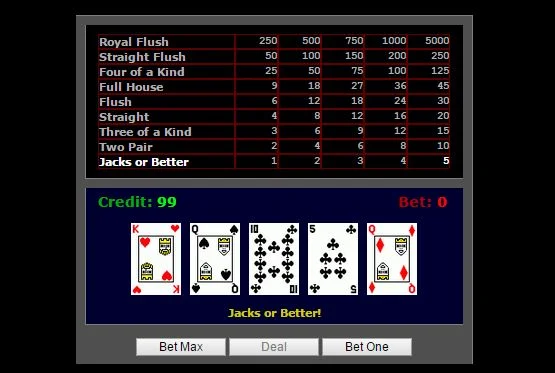 Video Poker Classic Screenshot3