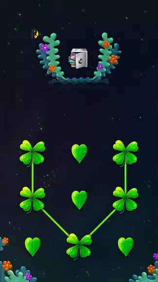 AppLock Theme Lucky Clover Screenshot1