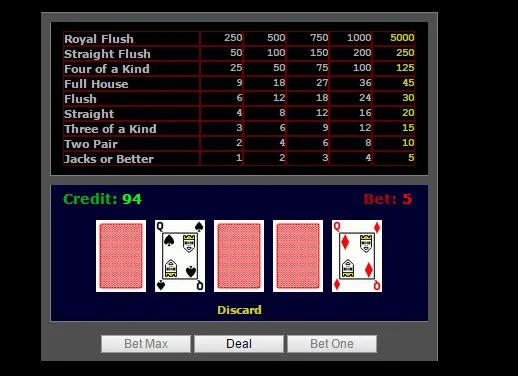 Video Poker Classic Screenshot2