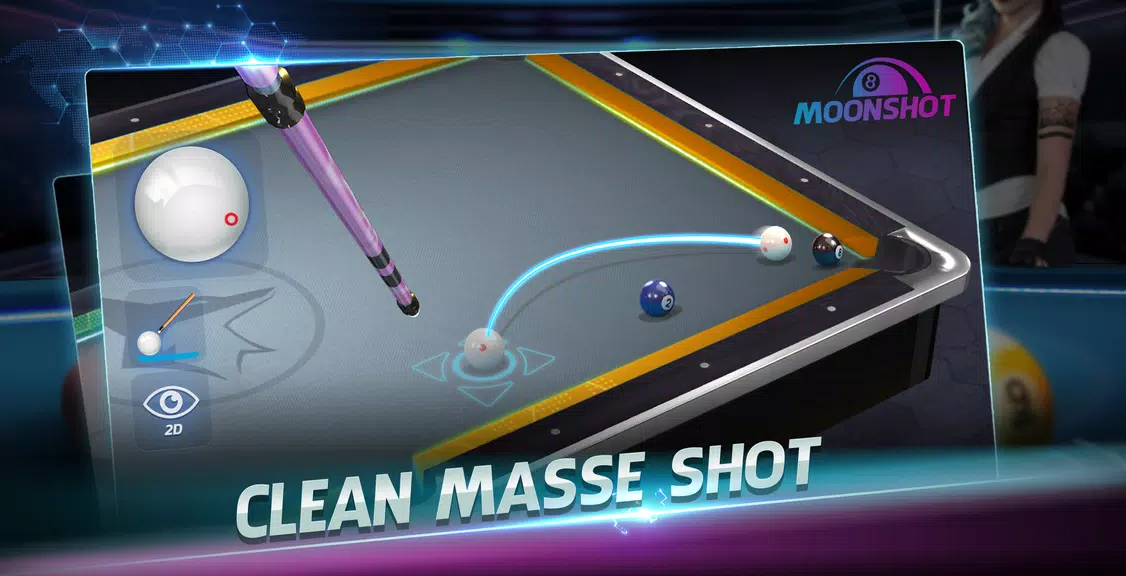 Billiards 3D: Moonshot 8 Ball Screenshot2