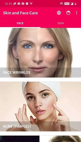 Skin and Face Care - acne, fai Screenshot1