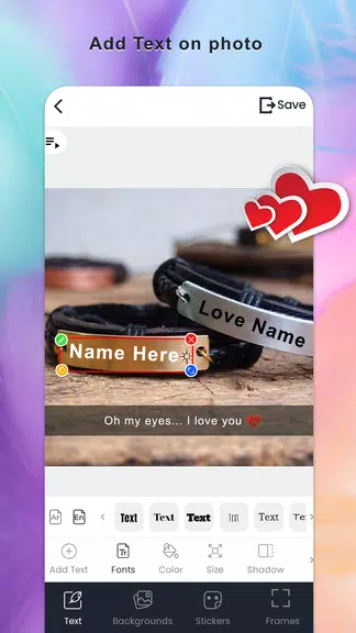 Name on necklace - Name art Screenshot2