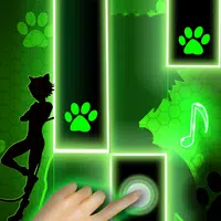 Magic Cat Piano Noir Tiles APK