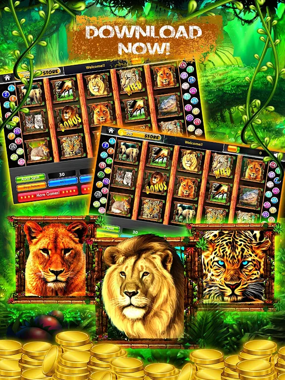 Lion Safari Triple Slots Screenshot1