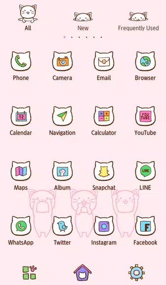 Three Kitties Theme +HOME Screenshot3