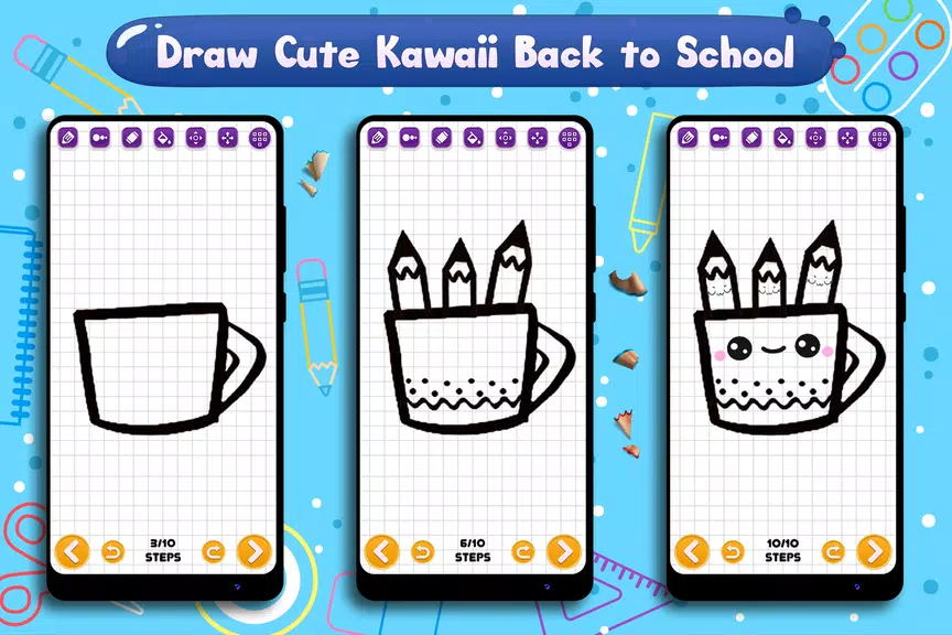 Learn to Draw School Supplies Screenshot4