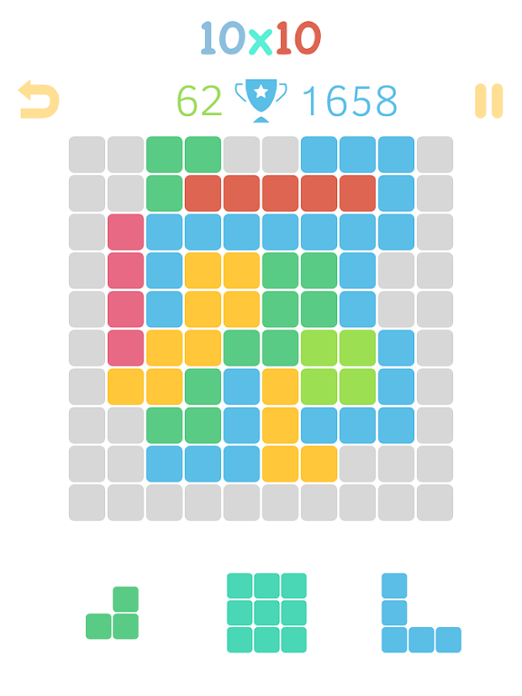 10x10 Puzzle Game - Free Screenshot2