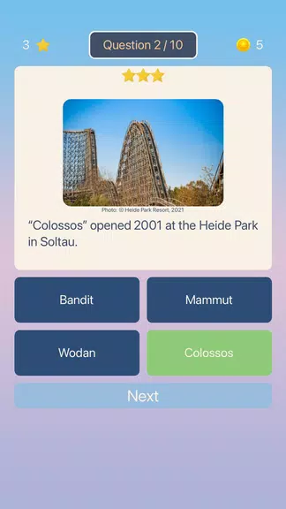 Roller Coaster Quiz Screenshot3