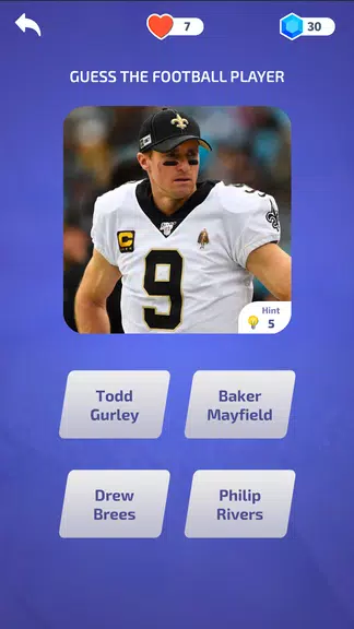 American Football - Quiz Screenshot1