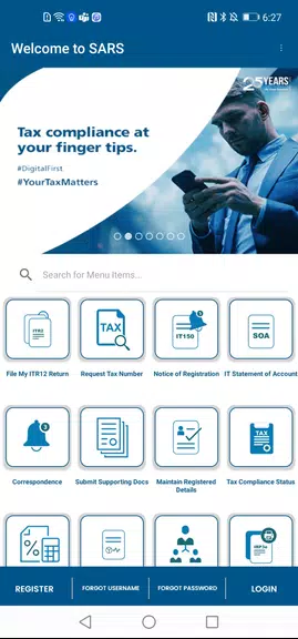 SARS Mobile eFiling Screenshot2