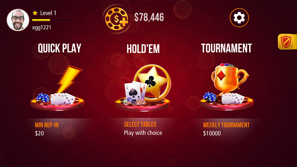 Miiny Poker - Texas Holdem Screenshot1