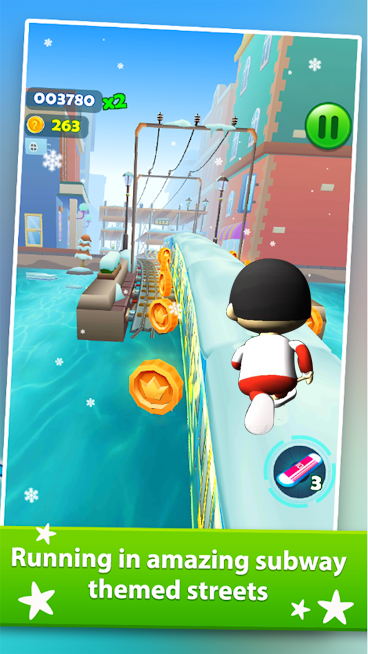 Subway Ryan Rush Runner 3D Screenshot2